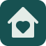 Icon home love